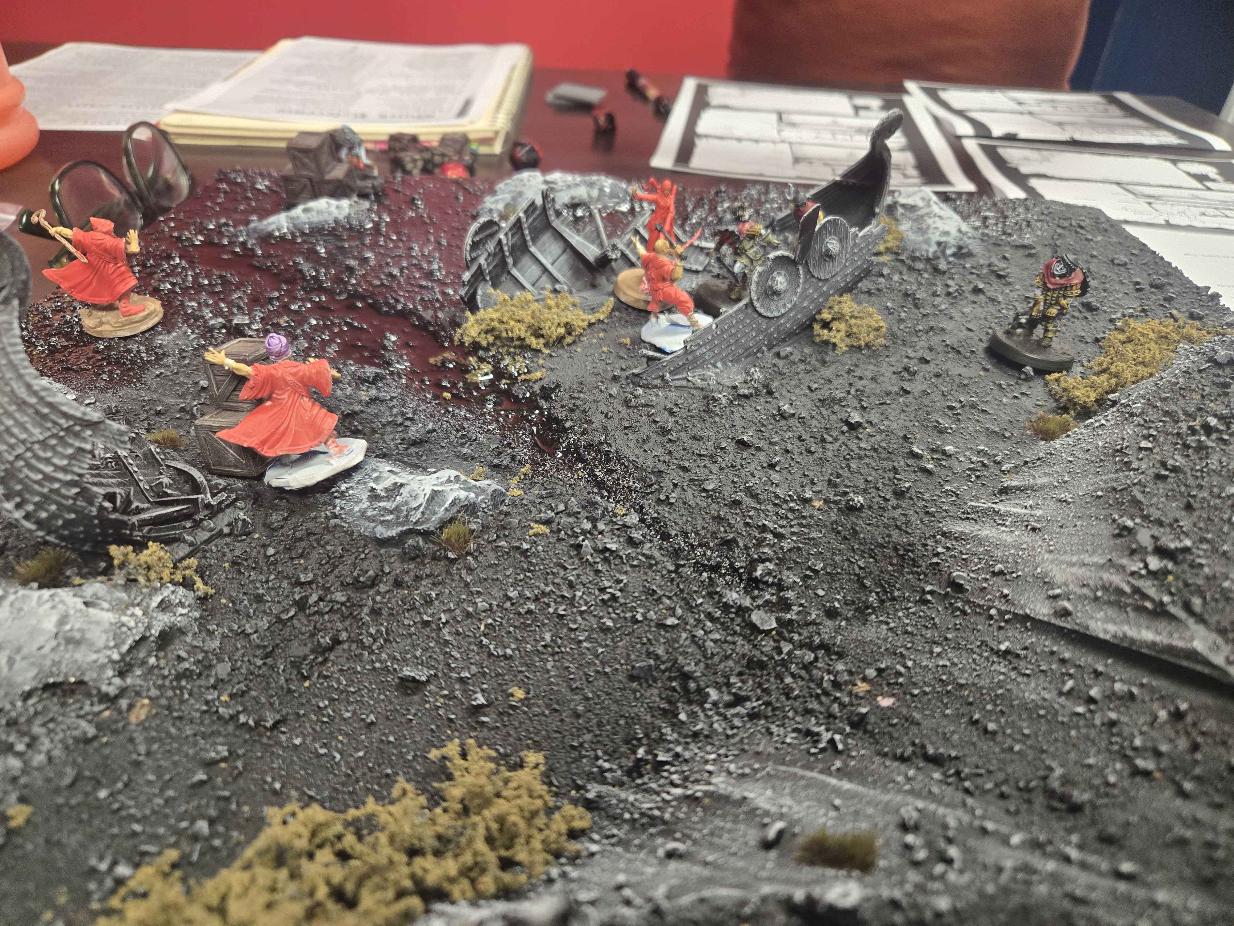 Fire Monks brave the depths